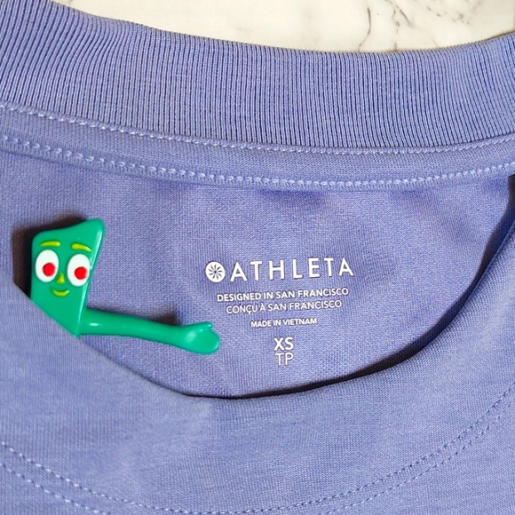 NWT Athleta lavender Seasoft tank sweatshirt, size XS - Picture 2 of 7